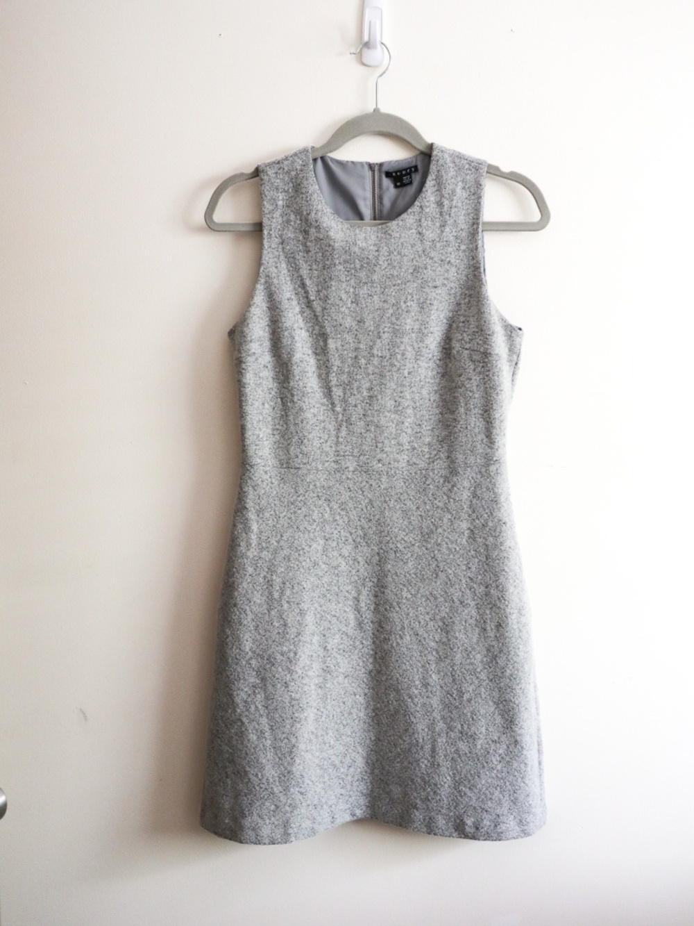 Theory Wool Sleeveless Knee Length Aline Dress Sz 10